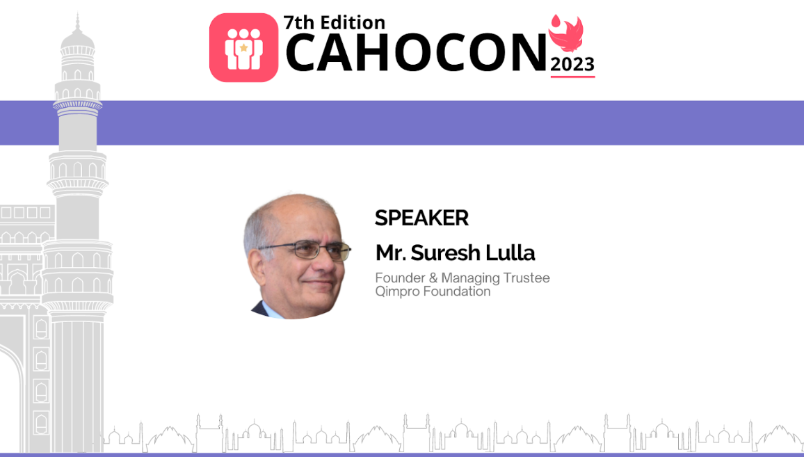 CAHOCON 2023: Leadership and Problem Solving - Mr. Suresh Lulla